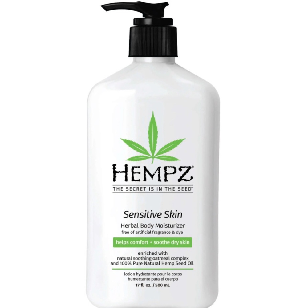 Hempz Sensitive Skin Body Moisturizer - Cream and Green